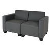 2-SITZER SOFA Grau - Grau, Textil (136/76/72cm) - MCW