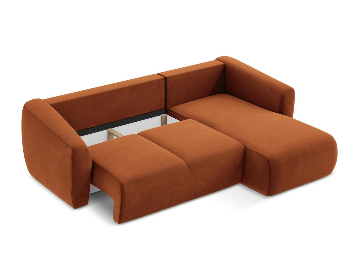 3-SITZER SOFA mit Schlaffunktion Strukturstoff Grau - Hellgrau/Schwarz, Holzwerkstoff/Kunststoff (230/90/105cm) - LaMiaSofa