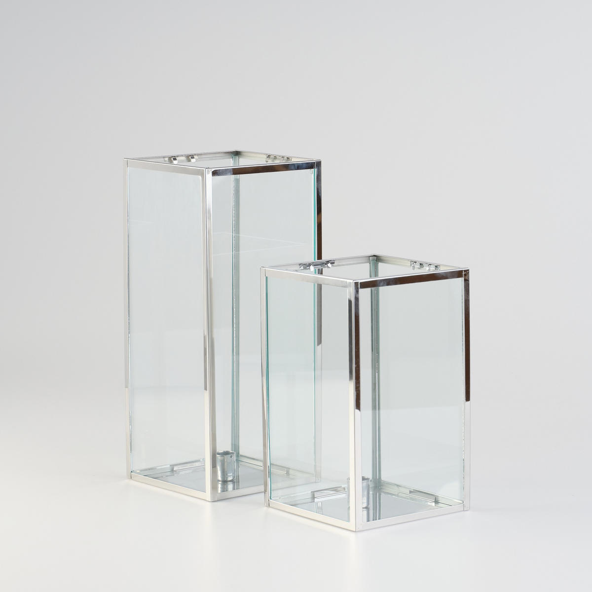 KERZENSTÄNDER Epoch - Silberfarben, Metall (15/35/15cm) - home&you