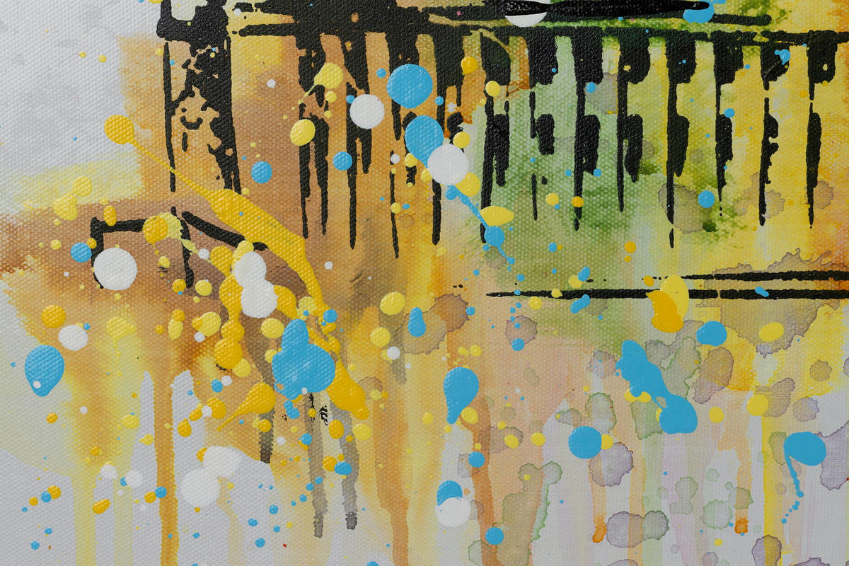 ACRYLBILD HANDGEMALT 120/60 cm - Multicolor, Holz/Textil (120/60cm) - KUNSTLOFT