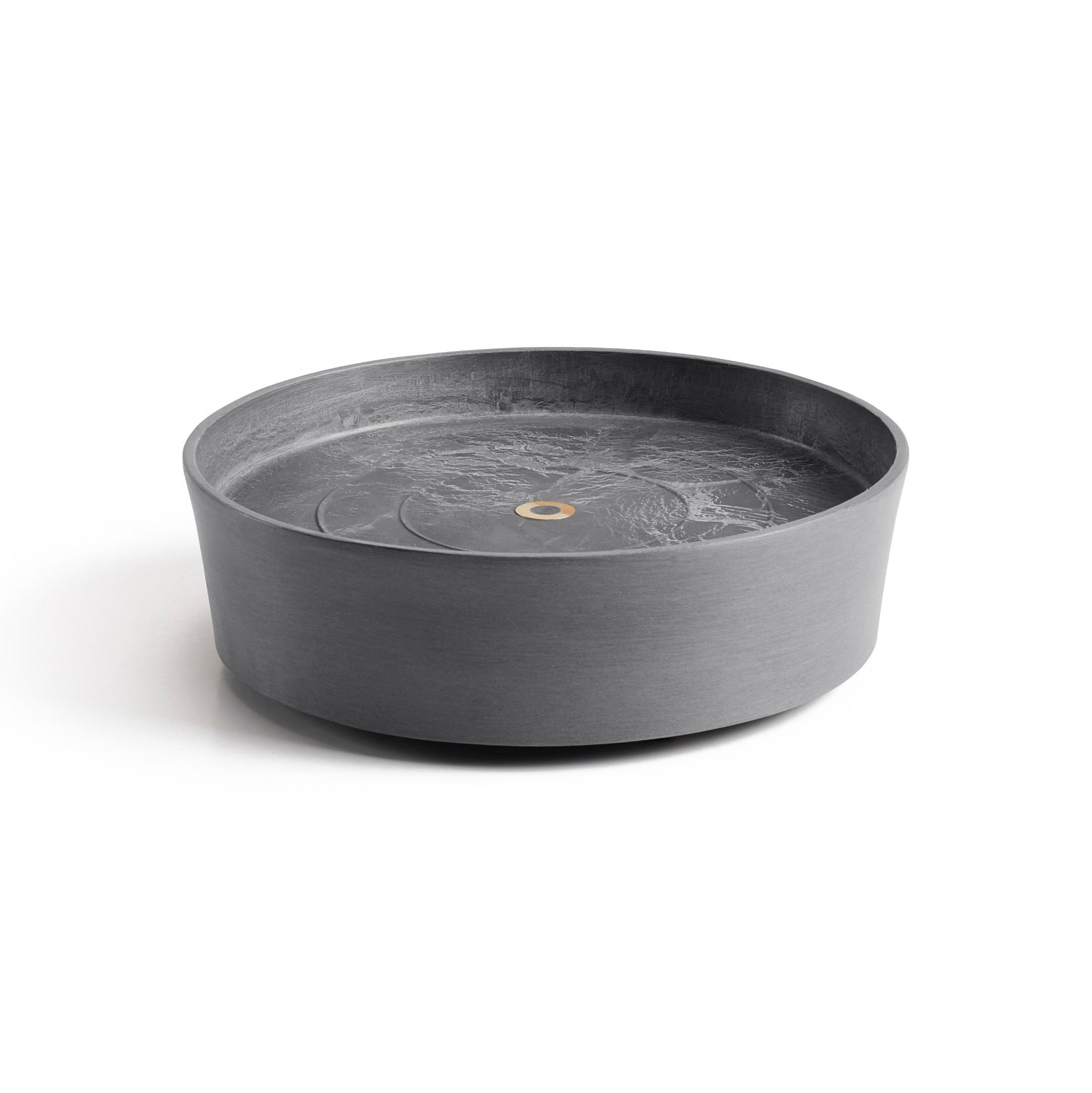 Ecopots Blumentopfuntersetzer Grau 8.3 cm