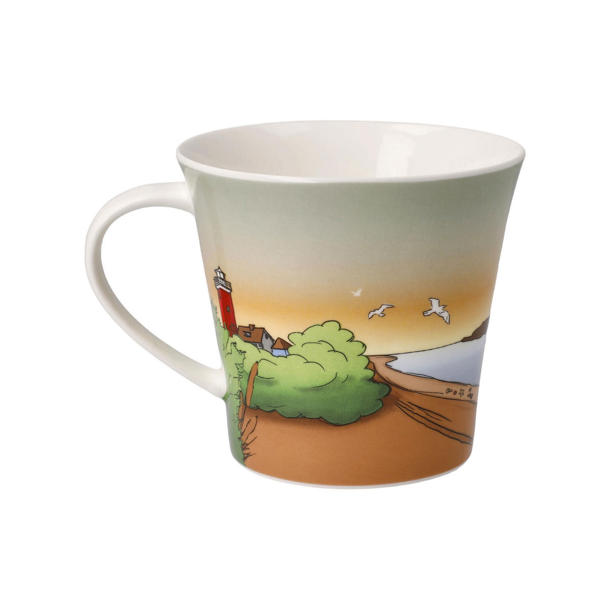 TEETASSE Seaview, Scandic Home, Fine Bone China, Bunt, 0.35 L - Multicolor, Keramik (0.35L) - Goebel