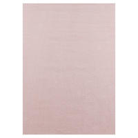 TEPPICH Kurzflor Uni-Farbe Microfaser Antirutsch Wohnzimmer waschbar Rosa Rechteckig 200x290 - Rosa, Textil (200/290cm) - KADIMA DESIGN
