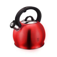 WASSERKESSEL Rot 25/20/24 cm BH1074 - Rot, Metall (25cm) - Berlinger Haus