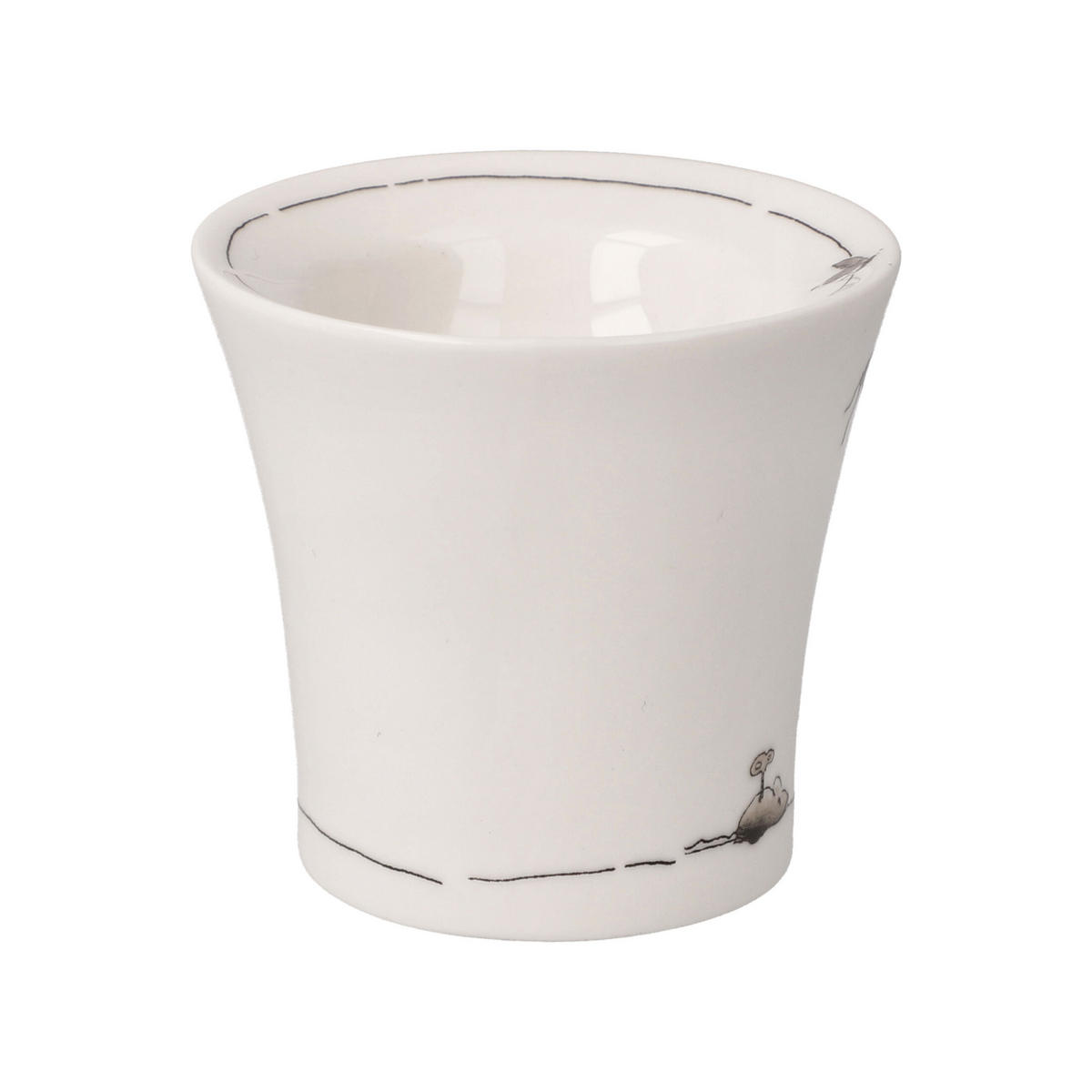 EIERBECHER 2er Set Peter Schnellhardt - Mittagspäuschen, New Bone China, Bunt, 6 cm - Multicolor, Keramik (6.5/6/6.5cm) - Goebel
