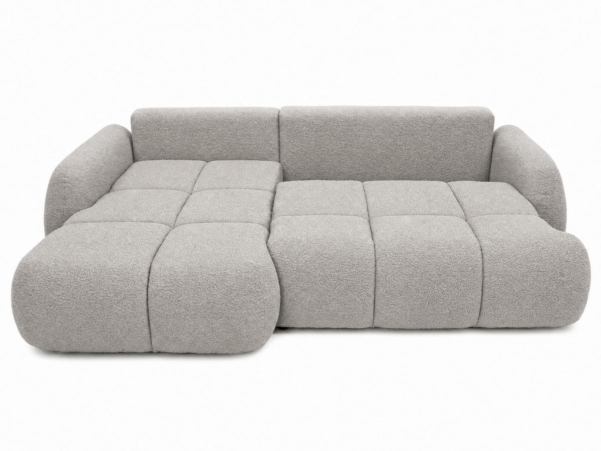 ECKSOFA Loria, Seite: Links - Schwarz/Rosa, Holz/Kunststoff (273/183cm) - Sofnet