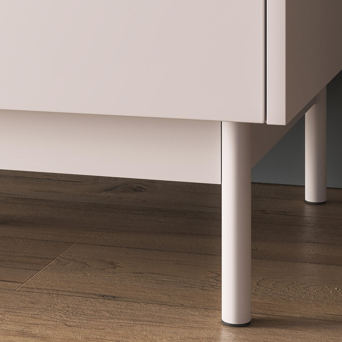KOMMODE NALIA, Creme/Eiche - Eichefarben/Creme, Holzwerkstoff/Metall (92/156/40cm) - KONSIMO®