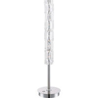 LED TISCHLEUCHTE HIGHLIFE Chrom Silber - Silberfarben, Glas (15/15/60cm) - Globo Lighting