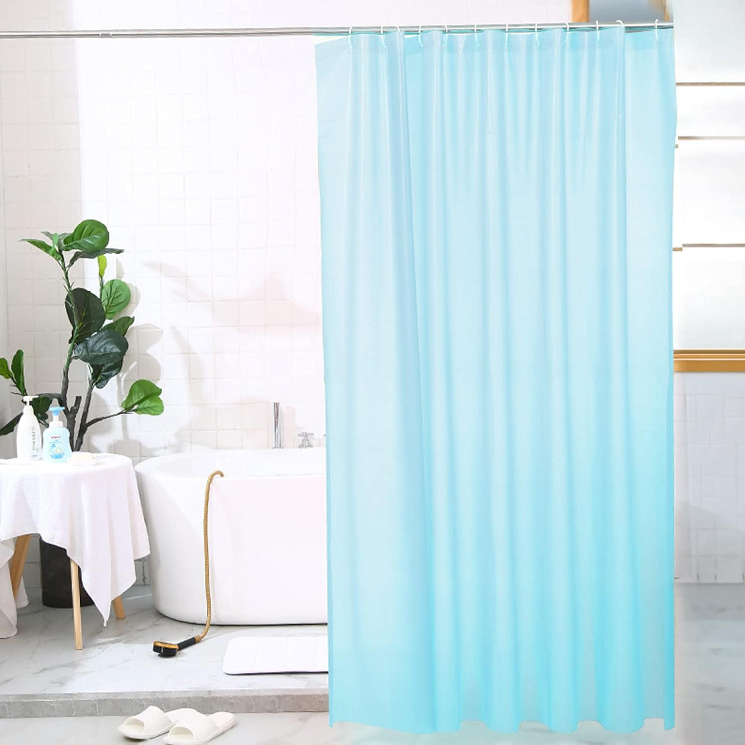 Mcboson Duschvorhang Blau 180x180 cm