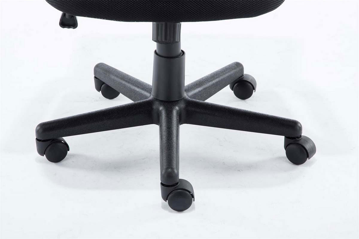 BÜROSTUHL Genf mit Netzbezug, Schwarz - Schwarz, Kunststoff/Textil (56/100/54cm) - TPFLiving