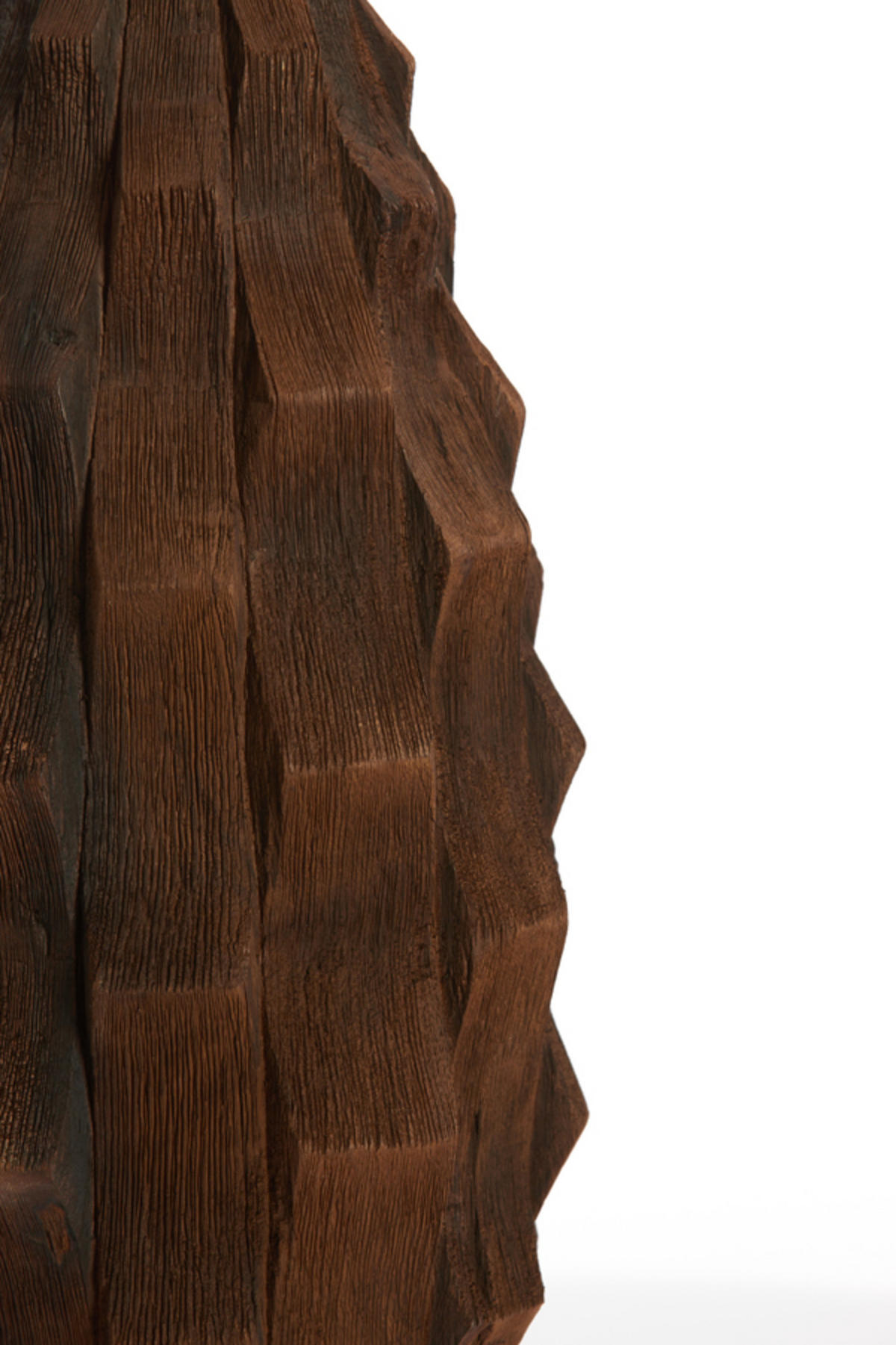 LAMPENFUSS Takabe Braun Ø20/38 cm - Braun, Holz (20/20/38cm) - Light & Living