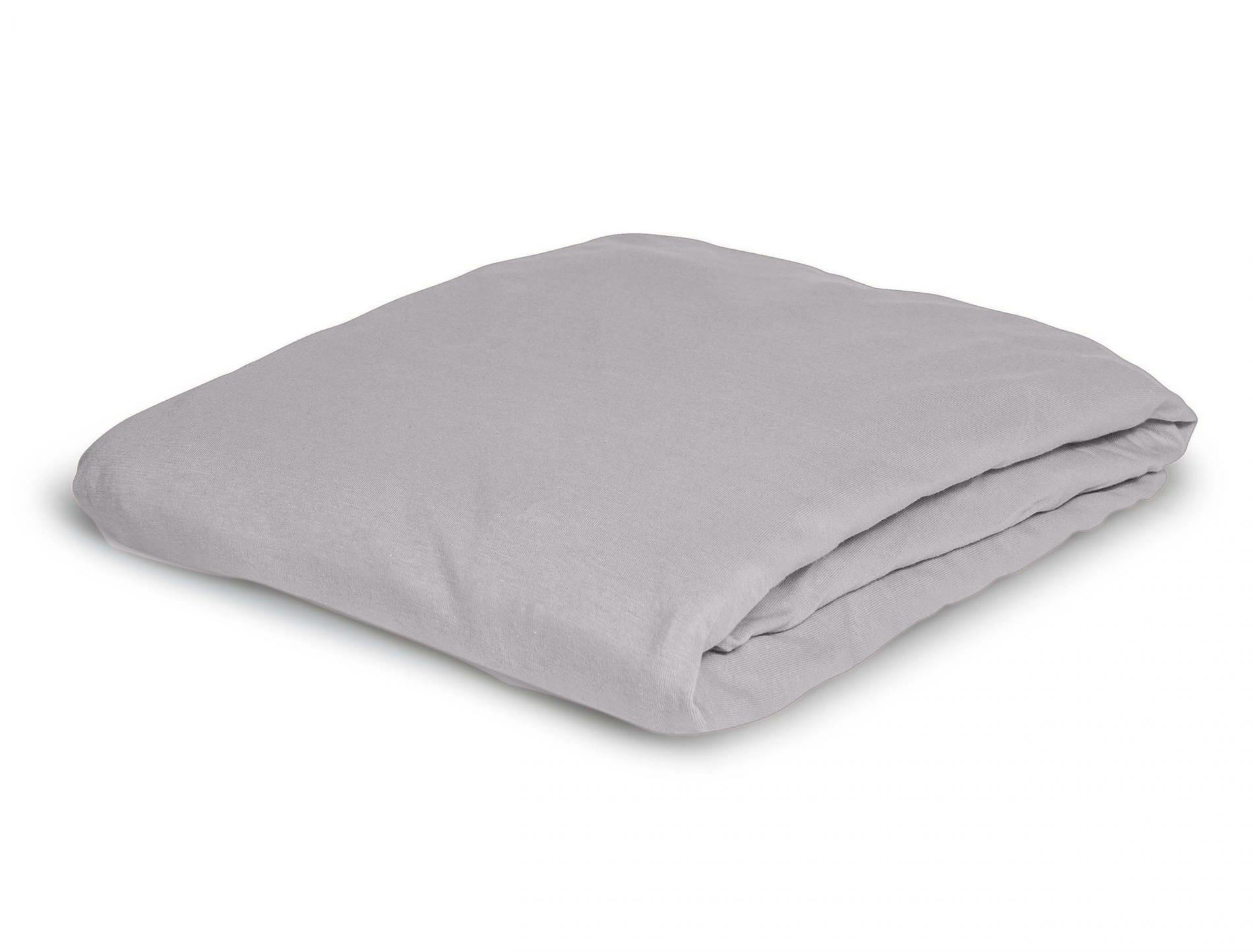 SPANNBETTTUCH ORION 0009 - Silberfarben, Textil (190/200cm) - Irisette