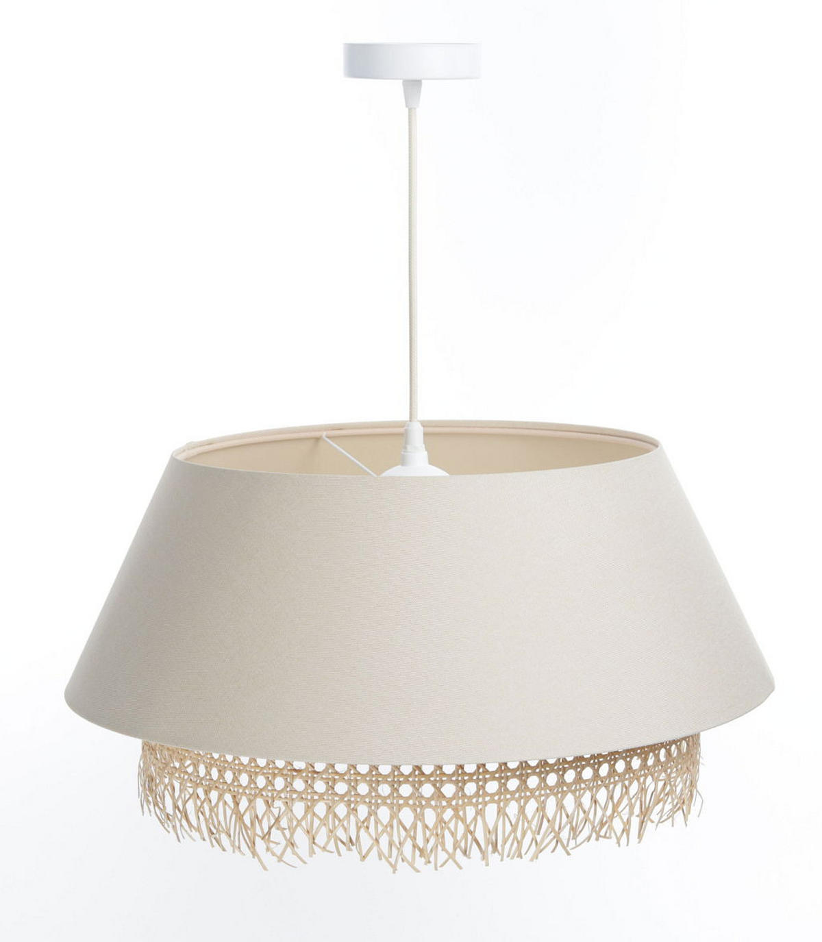 HÄNGELEUCHTE Beige 50/26 cm - Beige, Kunststoff (50/1.3/26cm) - ONZENO
