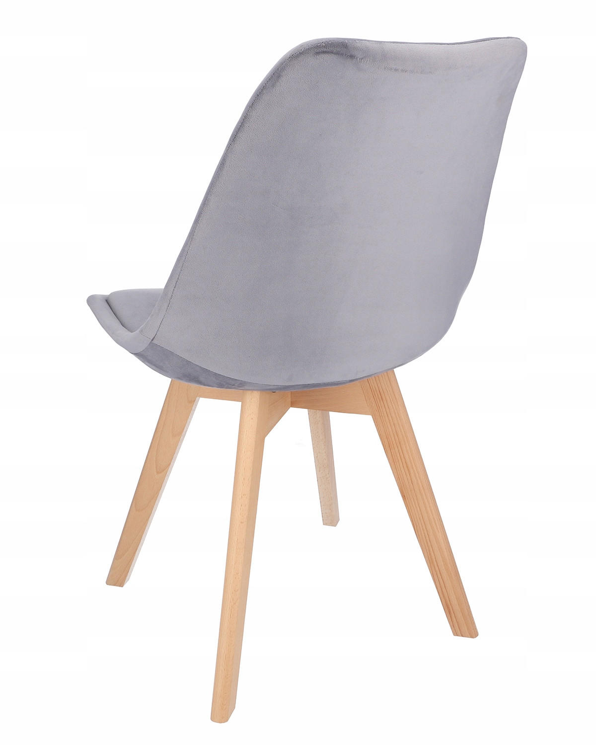 STUHL 'bari'SD-333710 grau - Hellgrau, Leder (41/82/49cm) - JuMi