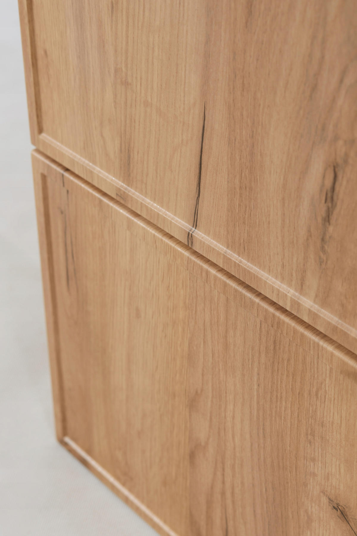WASCHBECKUNTERSCHRANK SLIM 120cm mit Arbeitsplatte Weiß Eik Craft - Eichefarben/Weiß, Holzwerkstoff (120/57/46cm) - Rodan