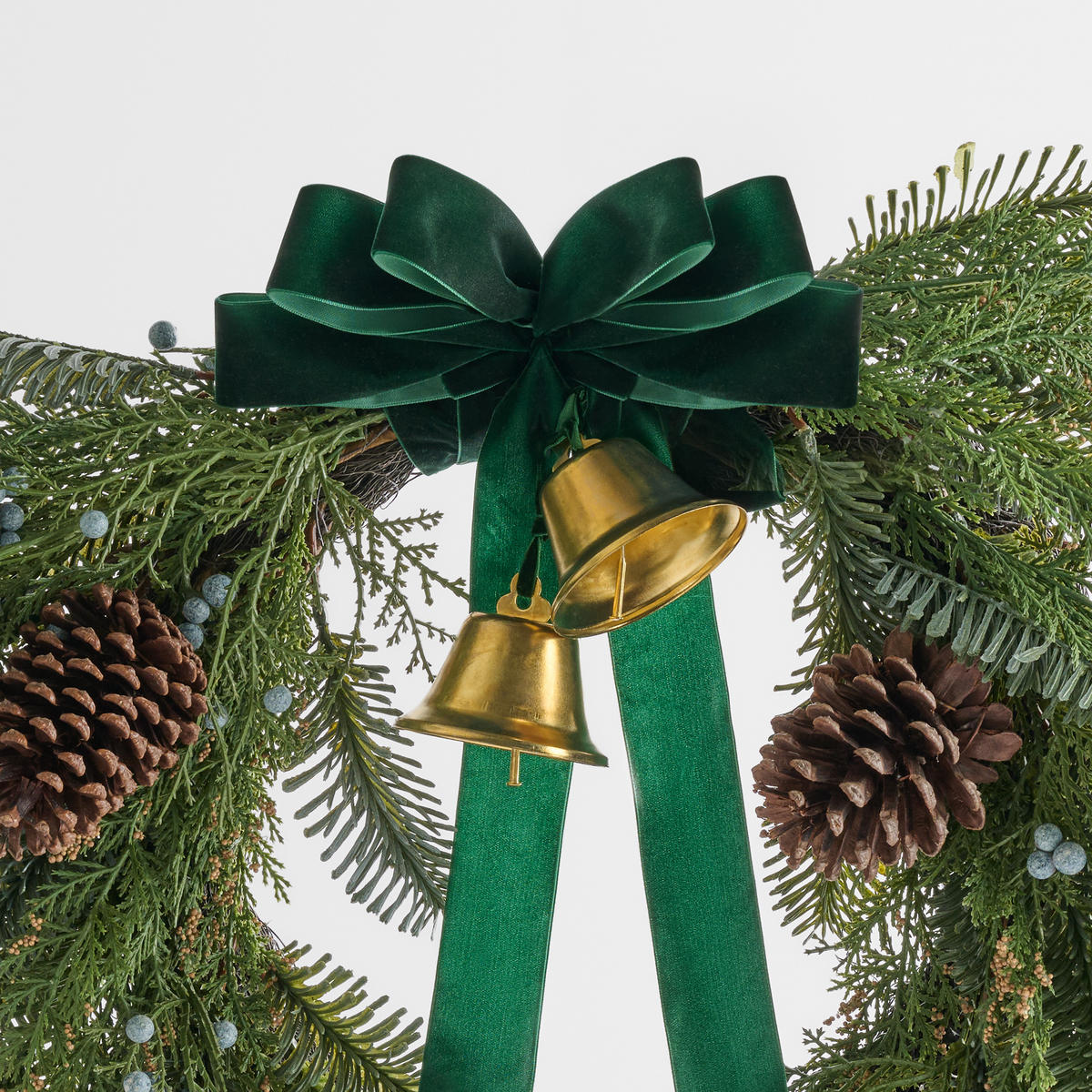 WEIHNACHTSKRANZ Bergen, Ø67cm - Grün, Kunststoff (67/16/67cm) - home&you