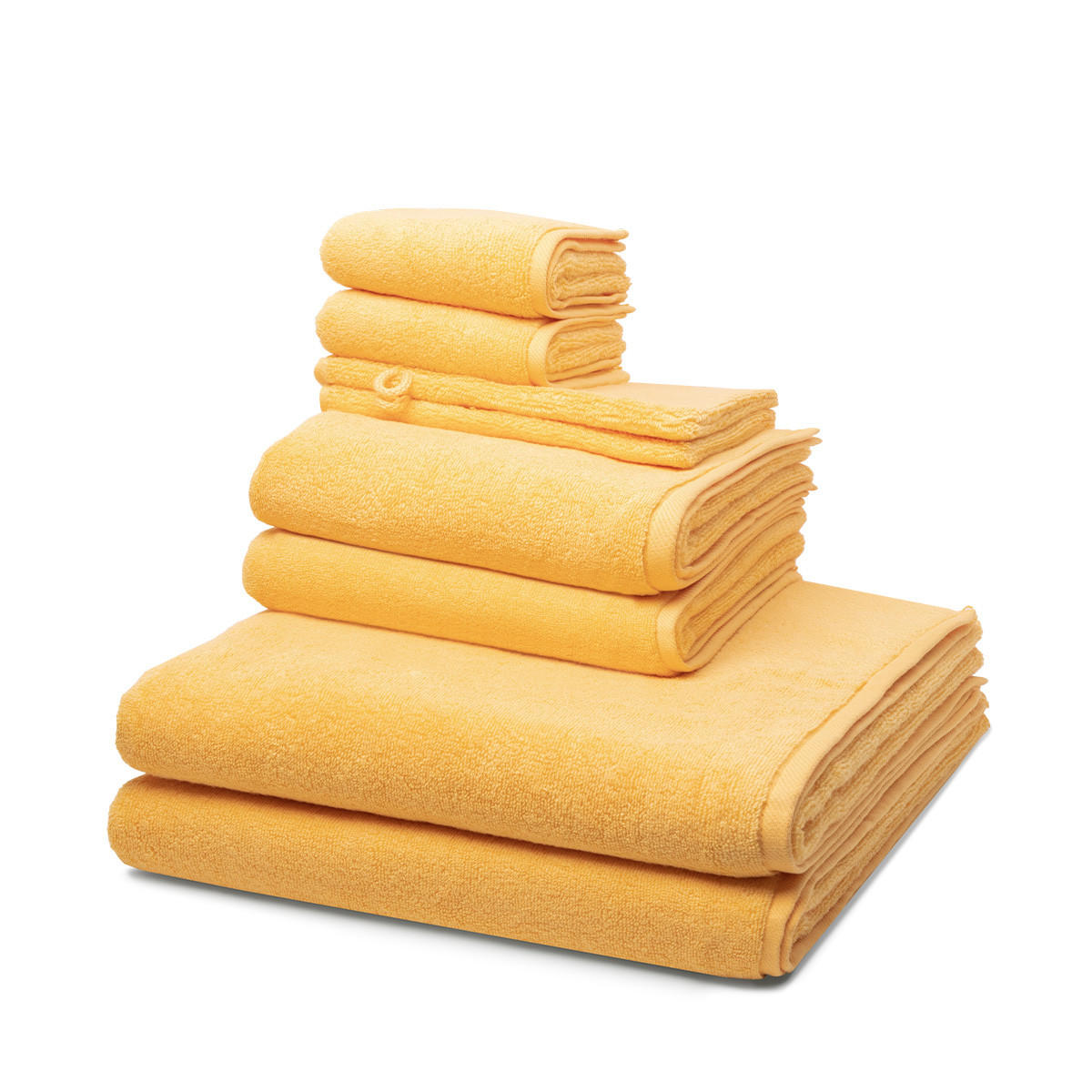 FROTTIERSET Sensual Skin 8-teilig - Gelb, Textil (50/100cm) - Ross