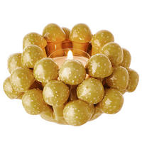 TEELICHTHALTER Enchanted Forest - Gelb, Stein (7cm) - Butlers