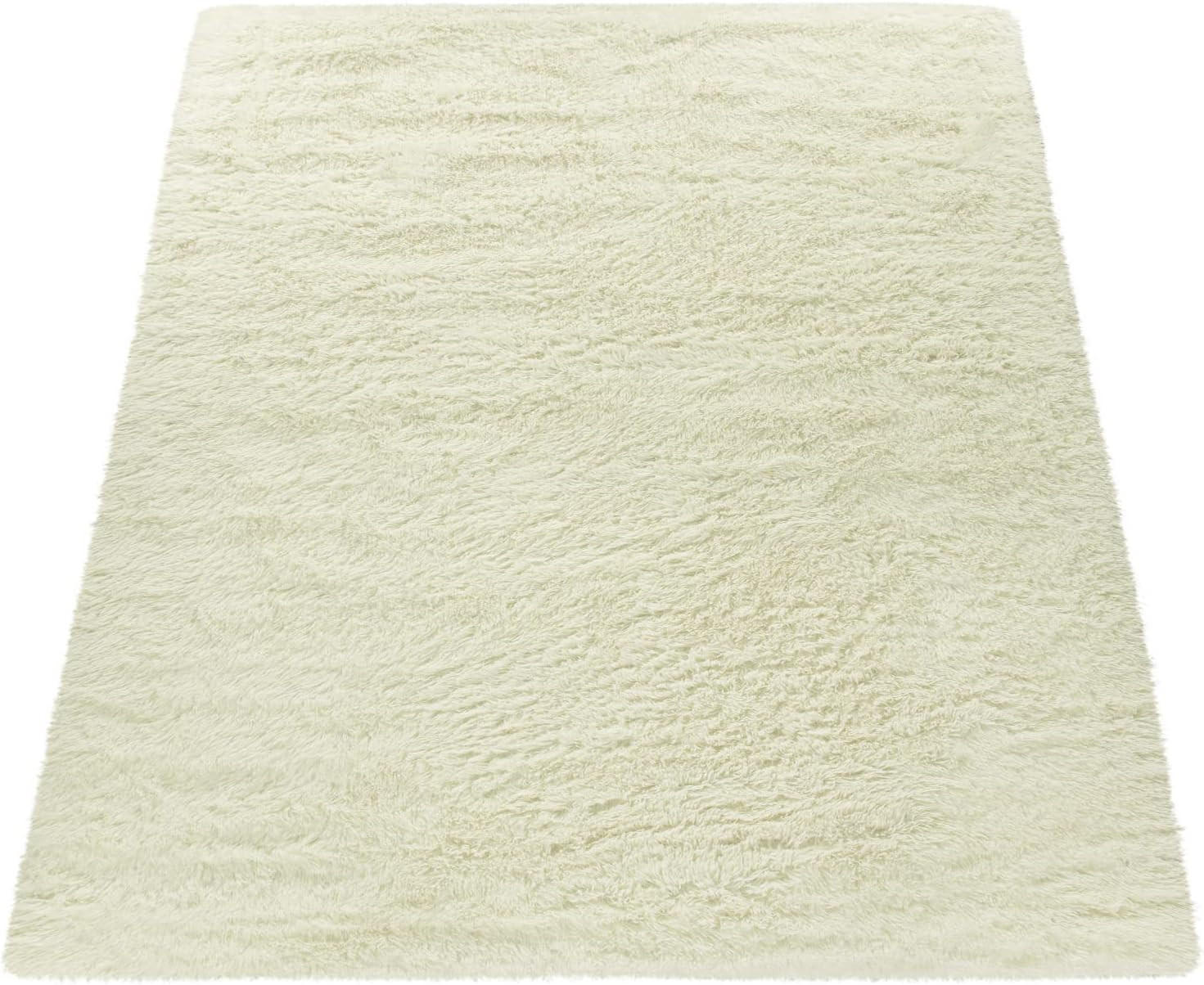 HOCHFLORTEPPICH 140/200 cm Silky 591 - Weiß, Textil (140/200cm) - Paco Home