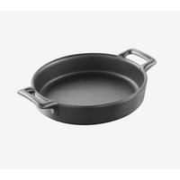 CREME BRULEE 25 cl OVAL Gusseisenoptik - Schwarz, Keramik (14.5/13/3cm) - Revol Porcelaine France