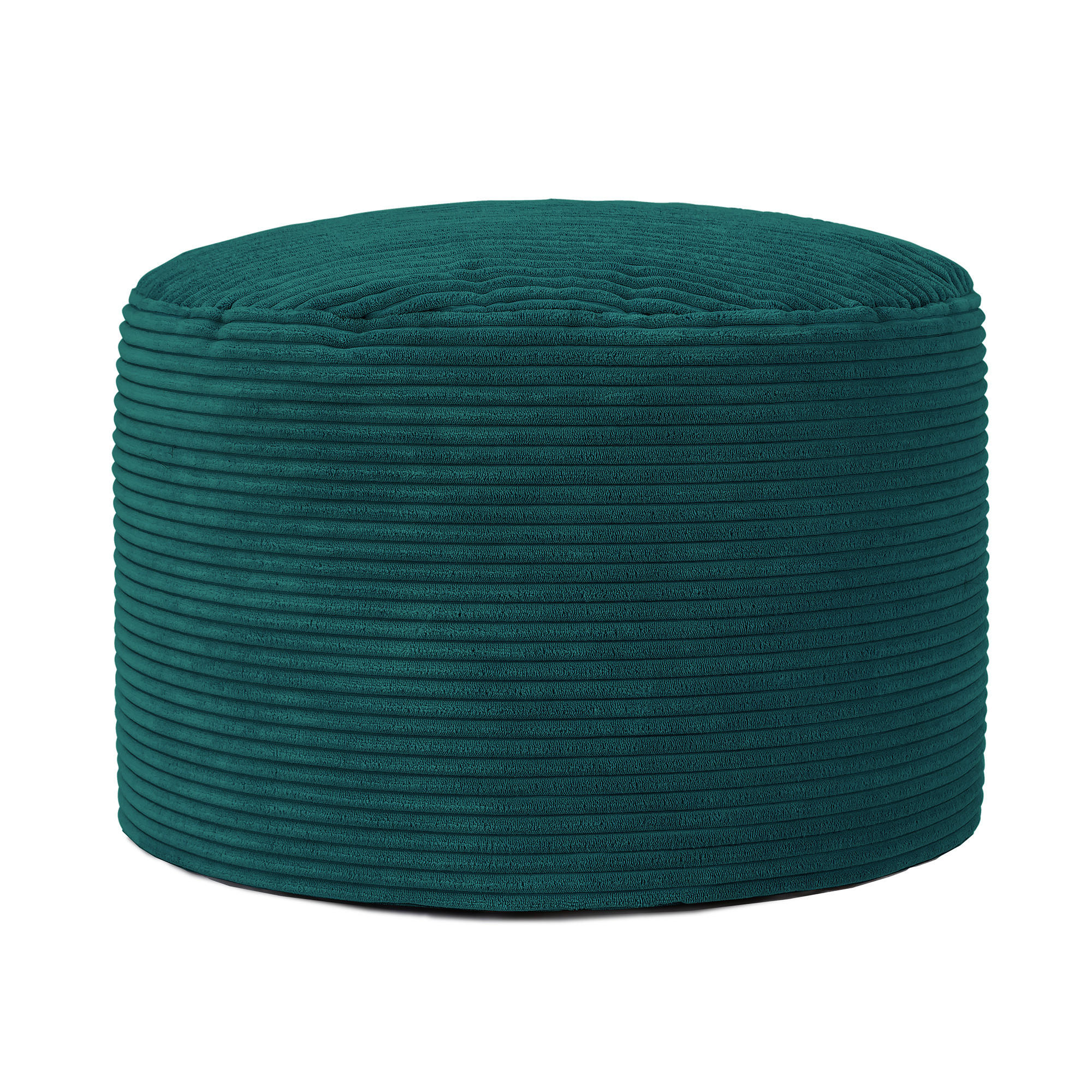 SITZPOUF Rund Milano - Grün, Textil (55/35/55cm) - icon