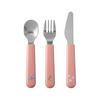 KINDERBESTECK Mio Flowers & Butterflies 3er Set - Rosa, Metall - Mepal