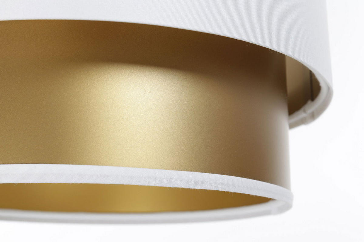 HÄNGELEUCHTE Gold 30/88 cm - Weiß, Kunststoff (30/2.6/88cm) - ONZENO