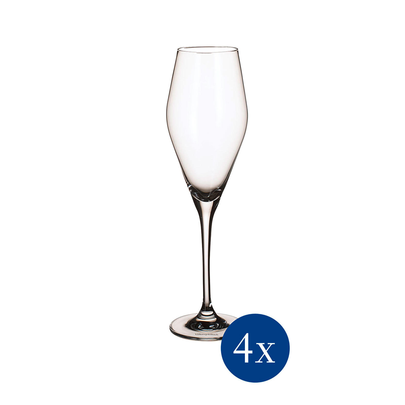 CHAMPAGNERGLÄSER La Divina transparent 260 ml 4er Set - Transparent, Glas (0.26L) - Villeroy & Boch