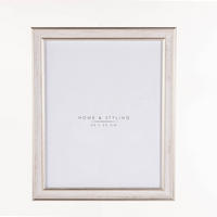 BILDERAHMEN Holzoptik Weiß 23,7/1,3/29 cm - Weiß, Kunststoff (23.7/29/1.3cm) - Home Styling Collection