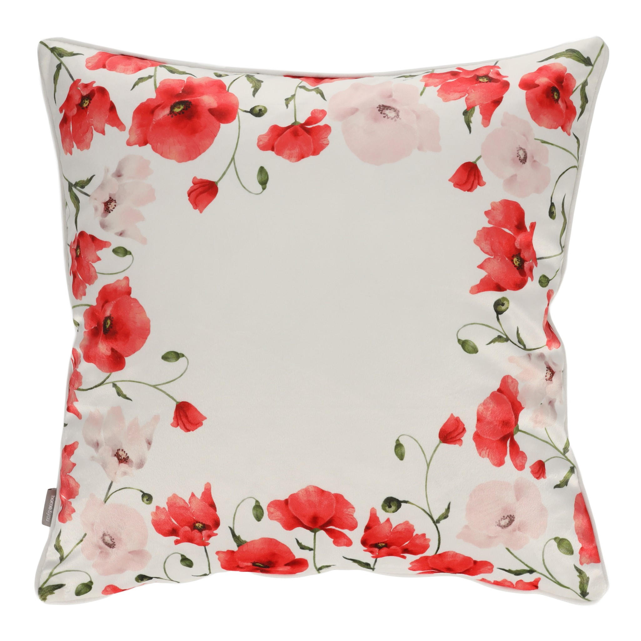 KISSENBEZUG Popini - Rot, Textil (45/45cm) - home&you