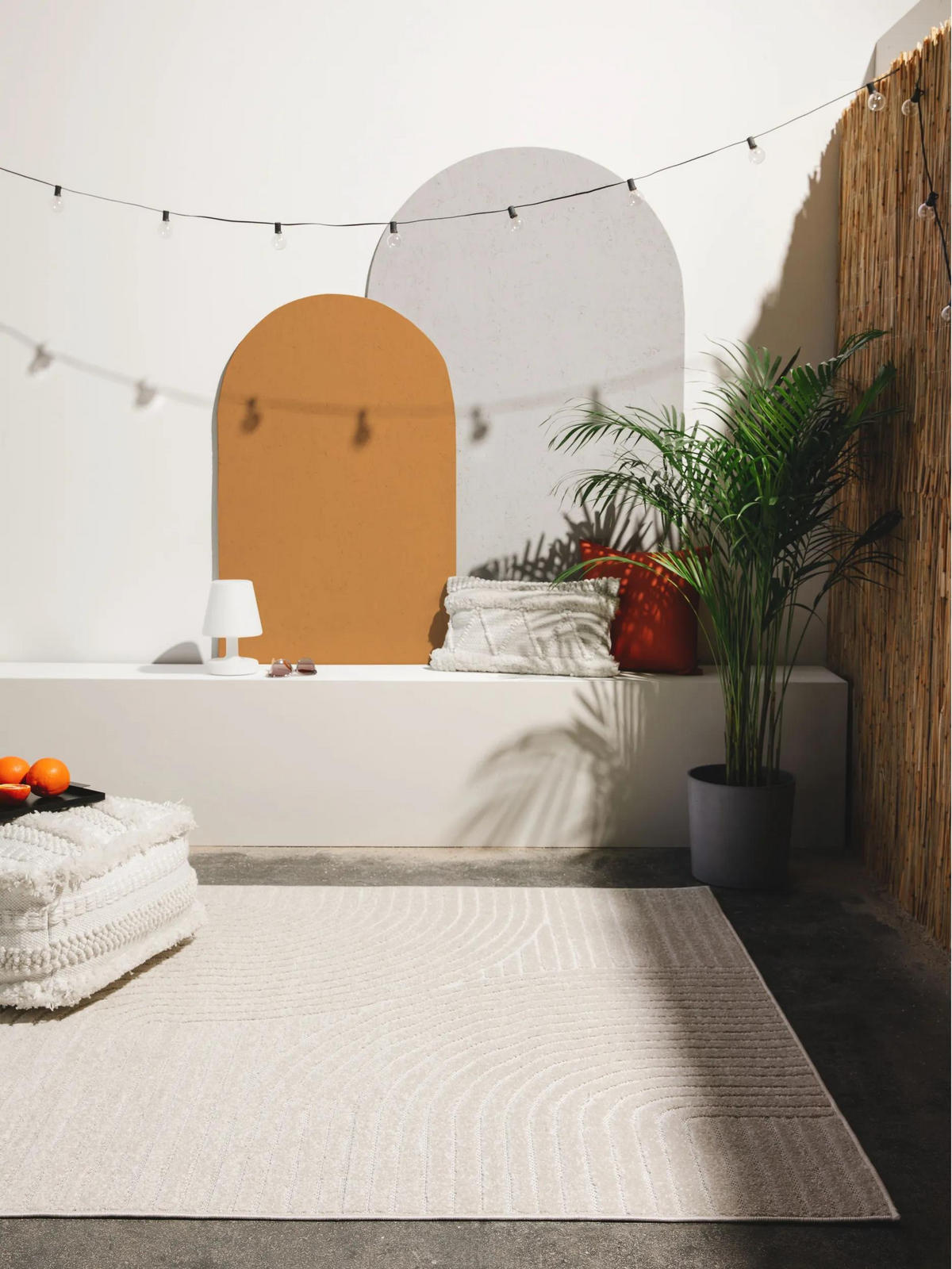 OUTDOORTEPPICH Mars Cream 280x380 cm - Creme, Textil (280/380cm) - benuta Pop