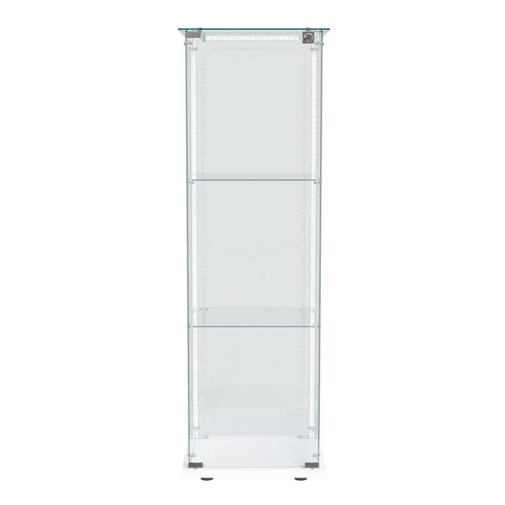 Delfa Vitrine Weiß 39.8x123.3x35 cm