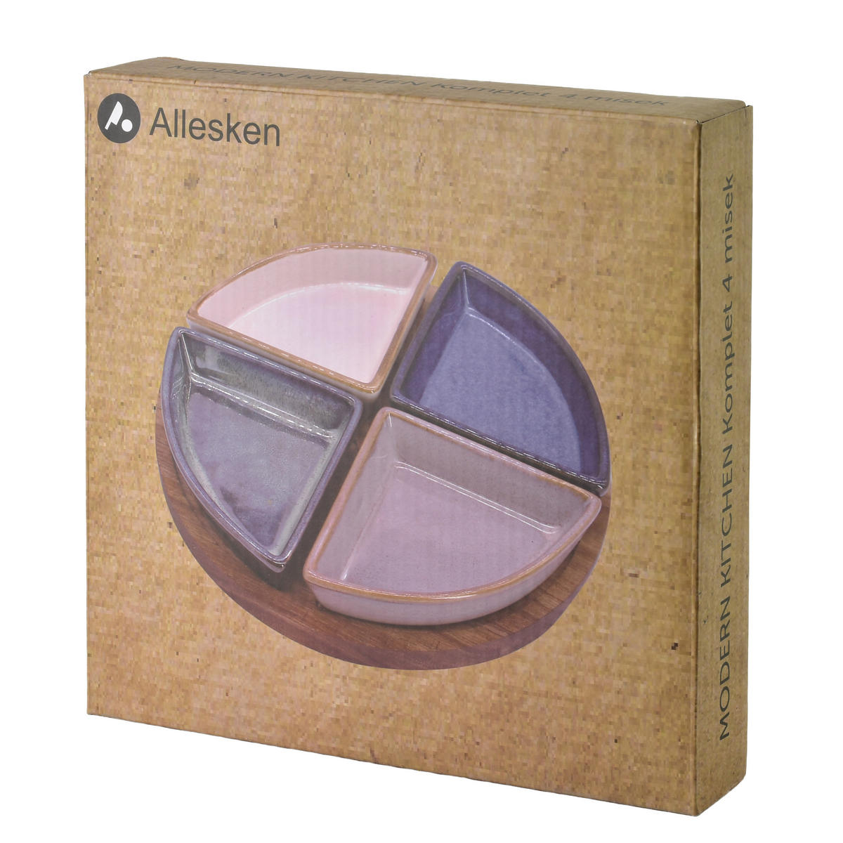 SERVIERSCHALEN Modern Kitchen Blau 21.5/21.5/4.5 cm Porzellan - Blau, Keramik (21.5/4.5/21.5cm) - Mondex