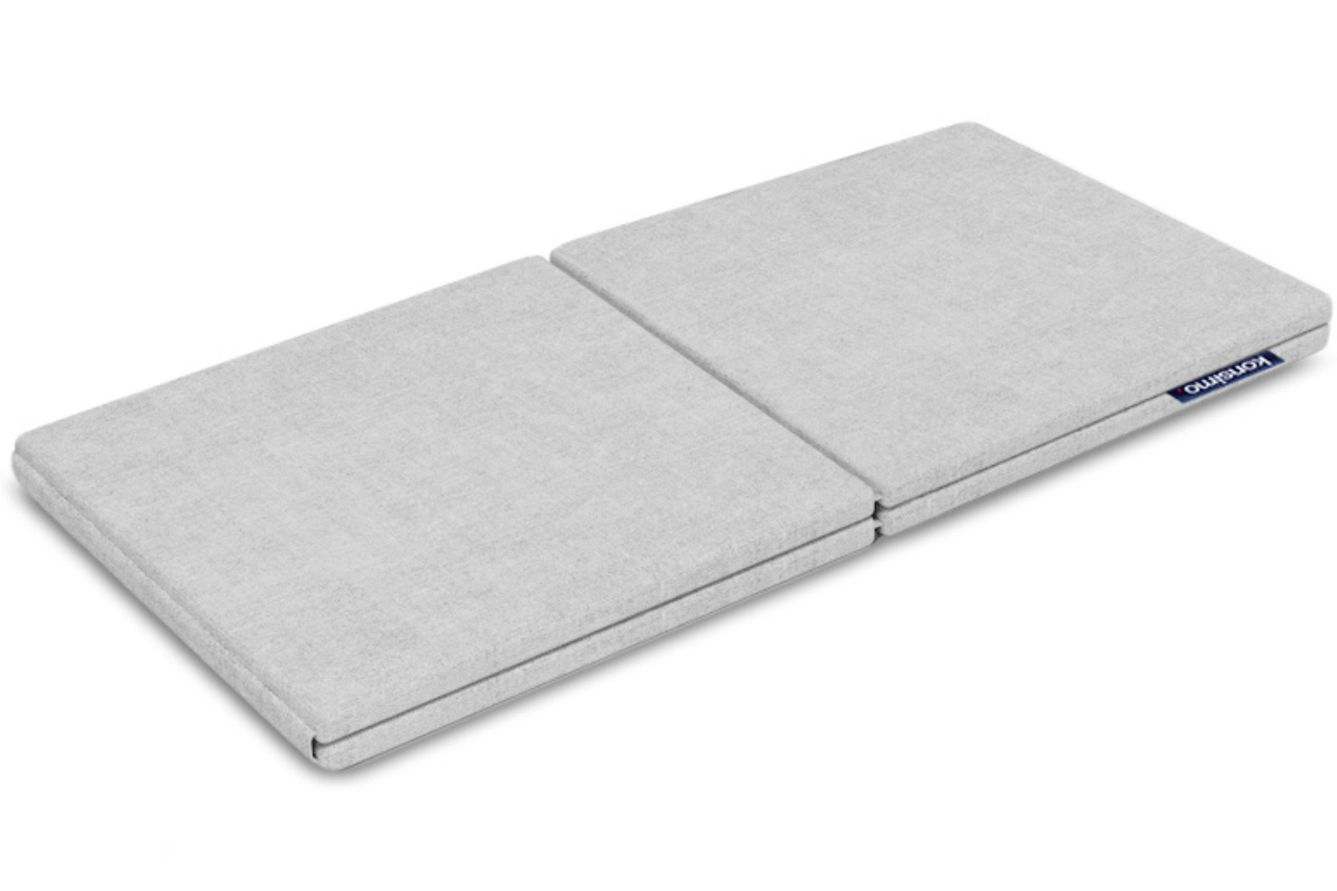 Konsimo® Bezug-Für-Bücherregal Grau 81x3x25 cm