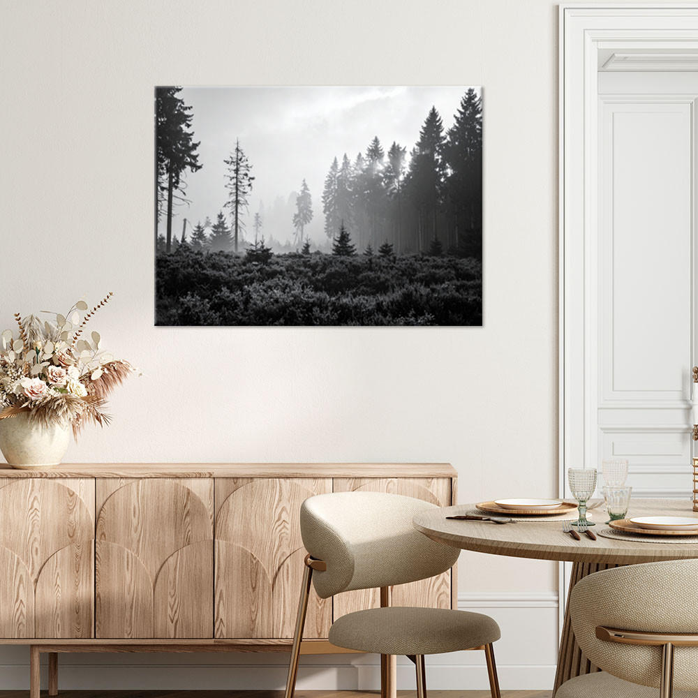 Thumbnail - Feeby Leinwandbild, Schwarz, Textil, Landschaft/Berg, Rechteckig, 60x40 cm, Bilder und Zubehör, Wandbilder, Leinwandbild...