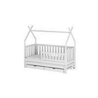 HAUSBETT WEIß - Weiß, Holz (90/200cm) - FURNLUX