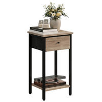 NACHTTISCH, Hellbraun, 38/51/28 cm - Braun, Holz (38/51/28cm)