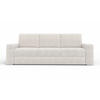 SOFA TIMON 245cm breit in Cord Creme - Creme, Holz/Holzwerkstoff (245/90/92cm) - Deine Möbel 24