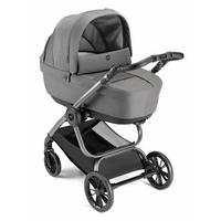 KOMBI-KINDERWAGEN Techno Babila 2in1, klappbar - Anthrazit, Kunststoff (907/552/614cm) - Cam il Mondo del Bambino S.p.A.