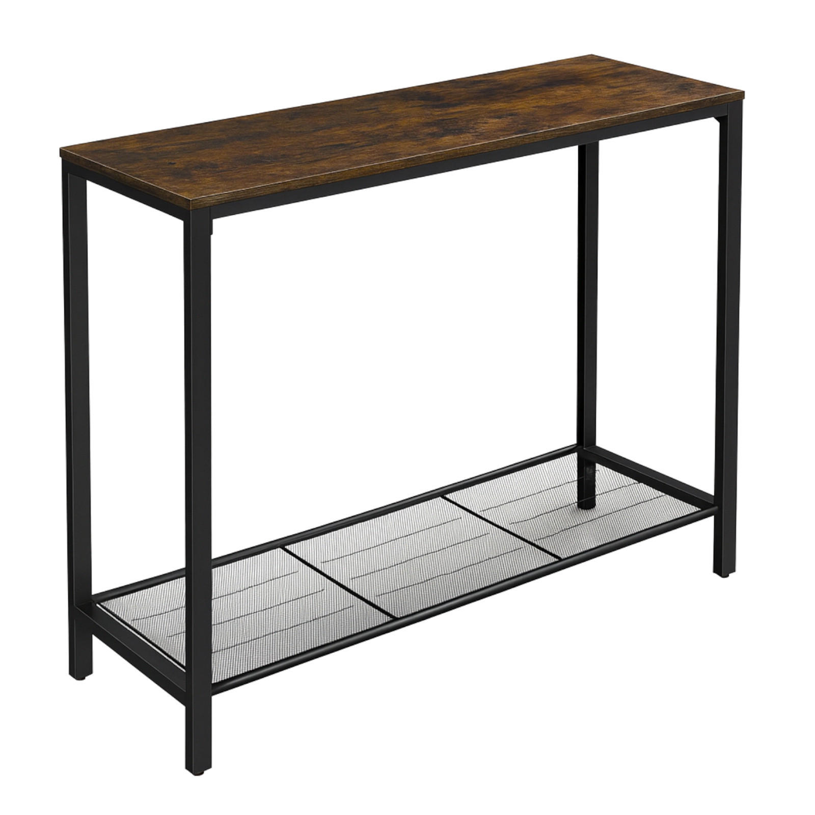 Begryf Konsolentisch Schwarz, Dunkelbraun 100x80x35 cm