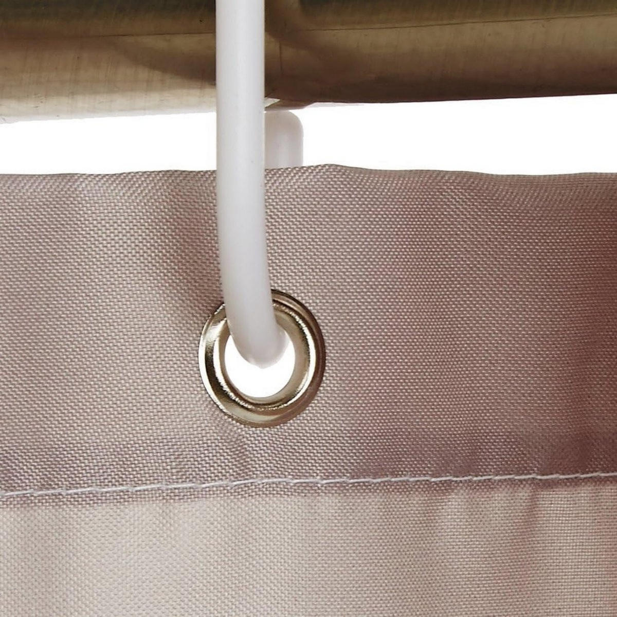 DUSCHVORHANG Bunt gestreift Polyester 183 x 183 cm schimmelresistent wasserdicht 12 Haken - Multicolor, Textil (183/183cm) - MCBOSON
