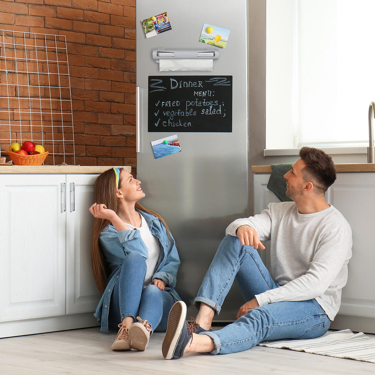 2XFOLIENSCHNEIDER - Grau, Kunststoff/Metall (37/5/8cm) - Relaxdays