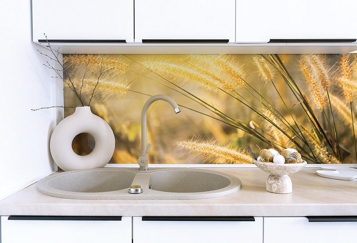EINBAUSPÜLE Dafne Beige, Doppelbecken, oval, 47/78/20,4 cm - Beige, Stein (47/20.4/78cm) - bad land