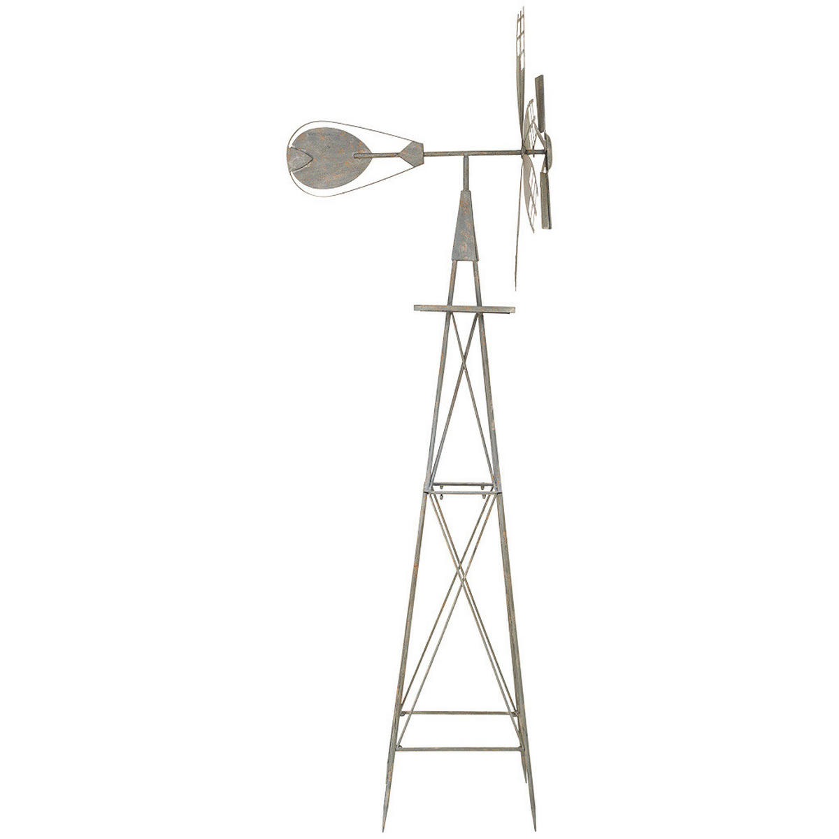 DEKORATIVE FIGUR, 69x59x175cm - Grau, Metall (69.22/175.26/59.06cm) - Wanderlust