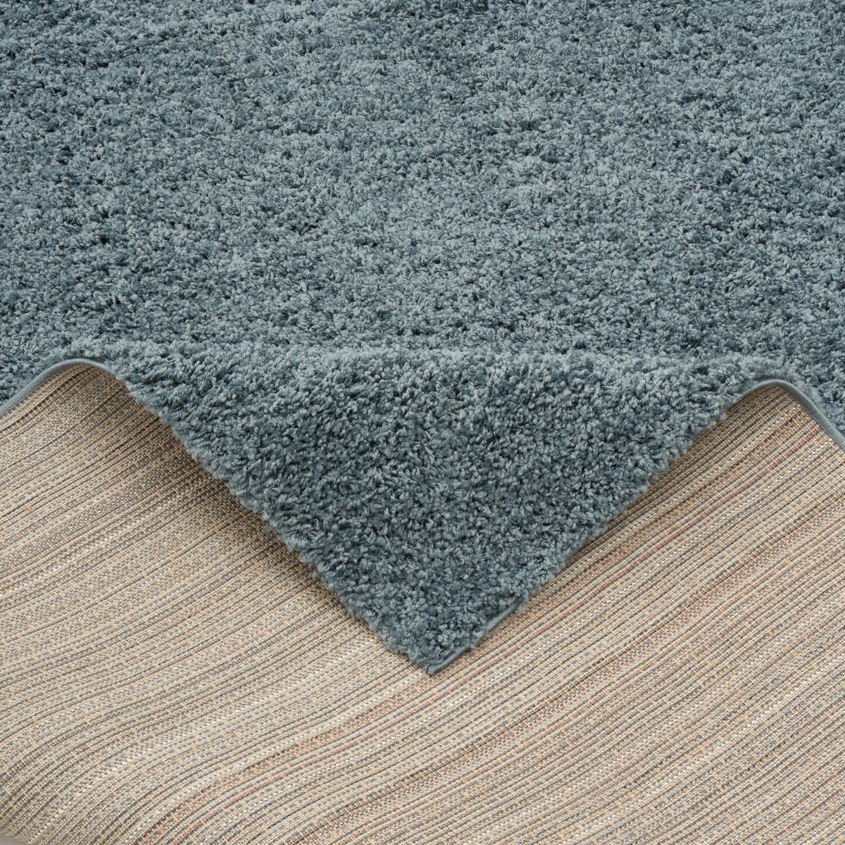 HOCHFLOR LANGFLOR SHAGGY TEPPICH FLUFFY - Blau, Textil (120/170cm) - Pergamon