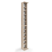 CD-REGAL Sonoma 21 x 183.6 cm Groß - Sonoma Eiche, Holzwerkstoff (21/183.6/20cm) - Vicco