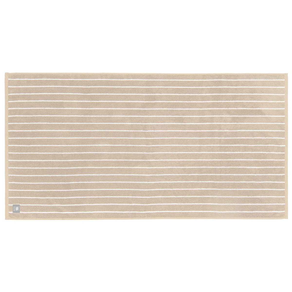 DUSCHTUCH NEEDLESTRIPE - Beige, Textil (70/140cm) - Musterring