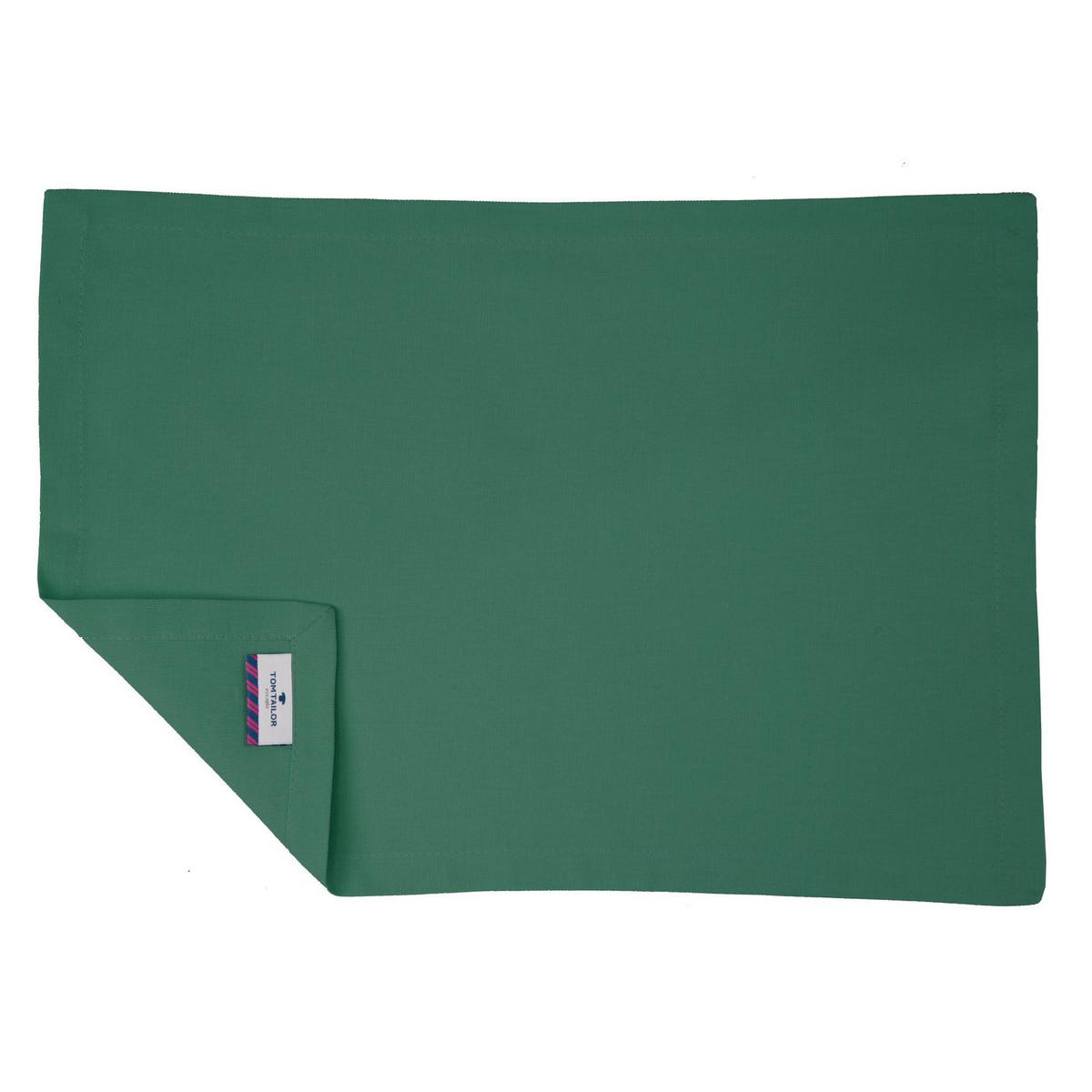 TISCH-SET 6 TEILIG DOVE - Smaragdgrün, Textil (35/50cm) - Tom Tailor