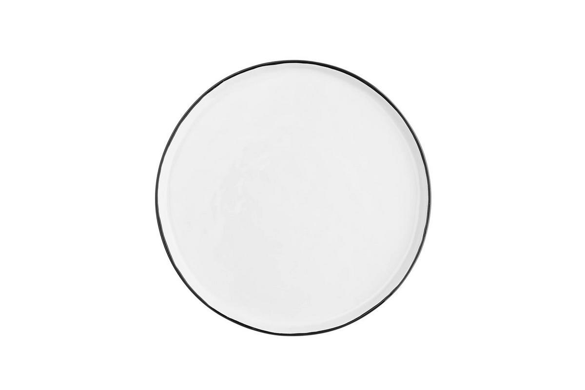 TELLER Pure Ø21,5cm - 4er-Set - Schneeweiß - Weiß, Keramik (21.5cm) - Björn