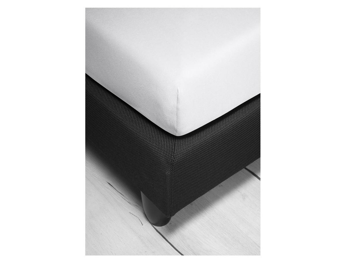 SPANNBETTTUCH Mako-Satin 1003 - Weiß, Textil (100/200cm) - Bierbaum